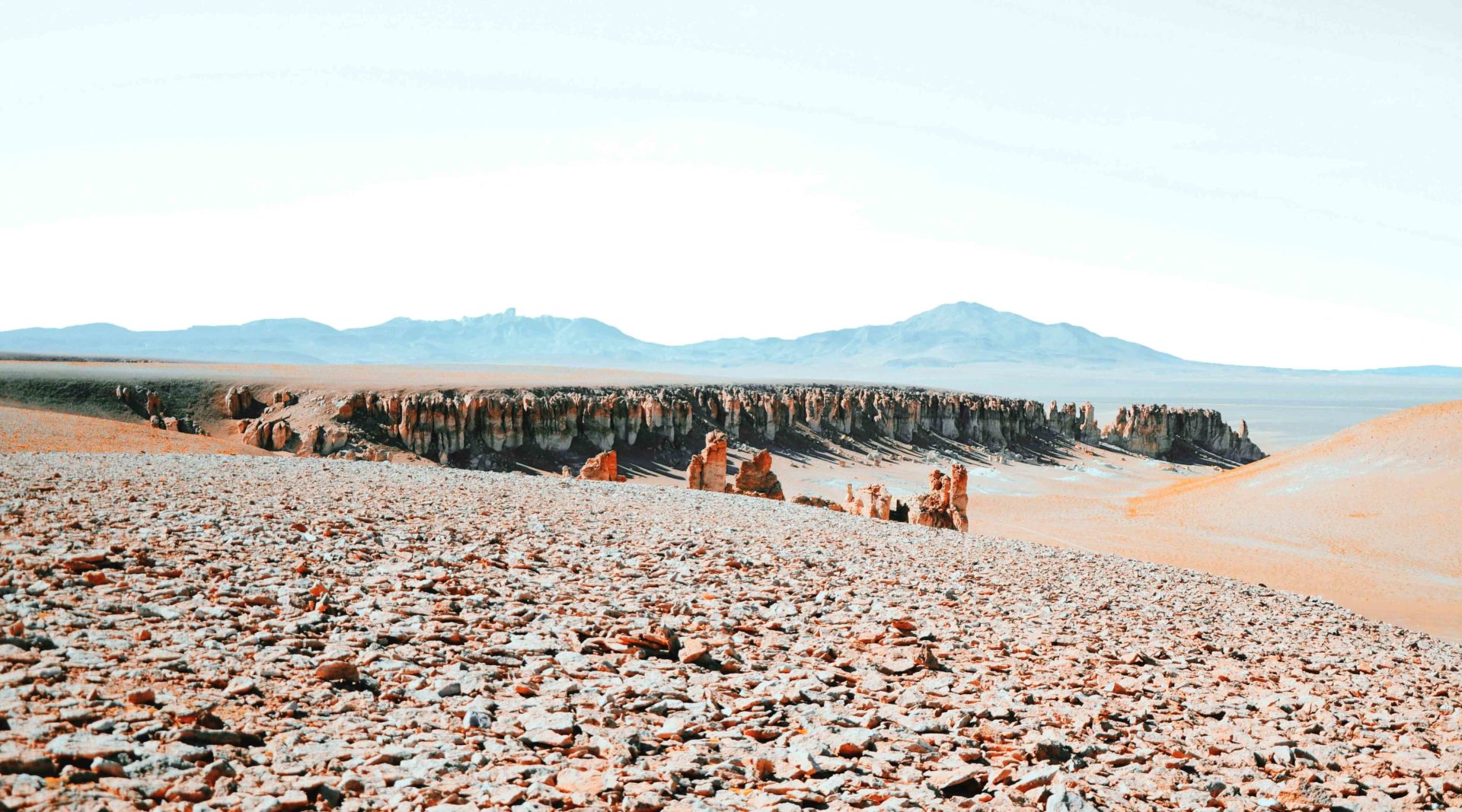 Salar de Tara, no Deserto do Atacama