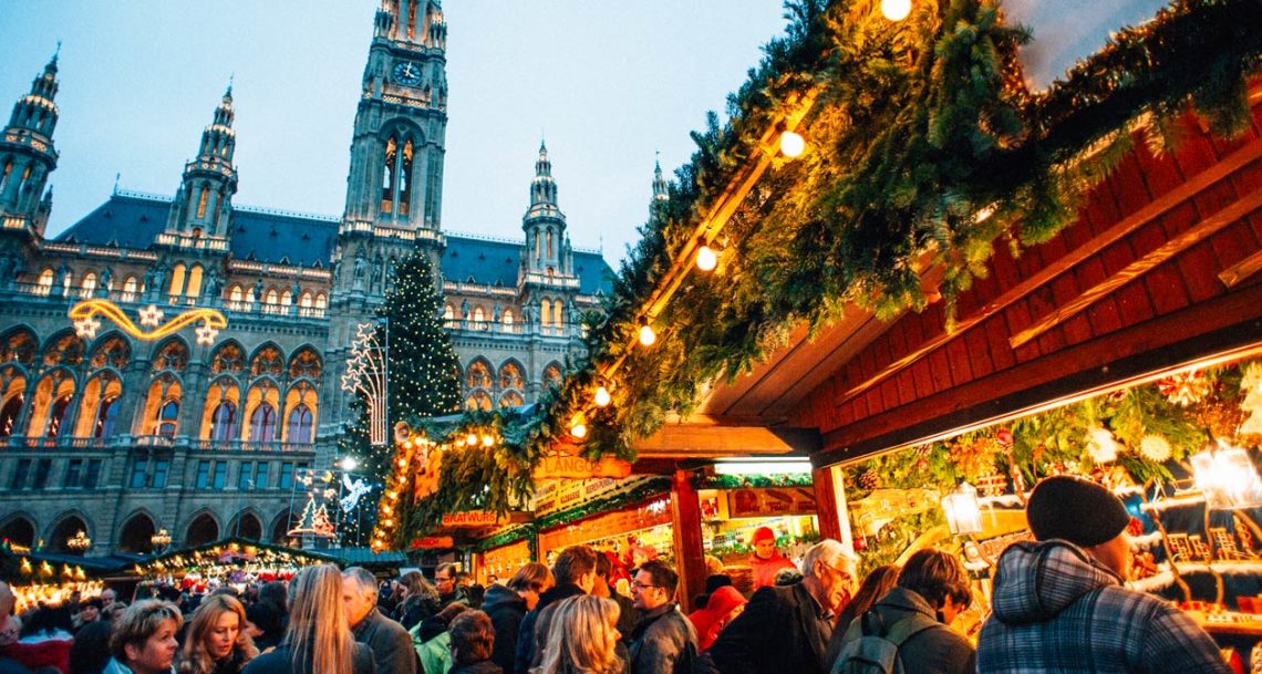 mercado de natal em viena