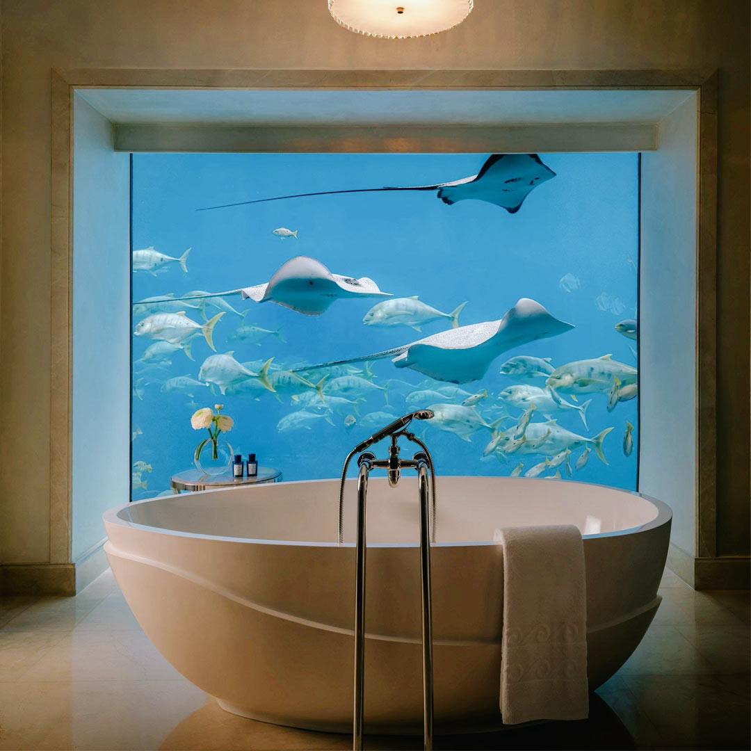 banheira no resort atlantis the palm em dubai