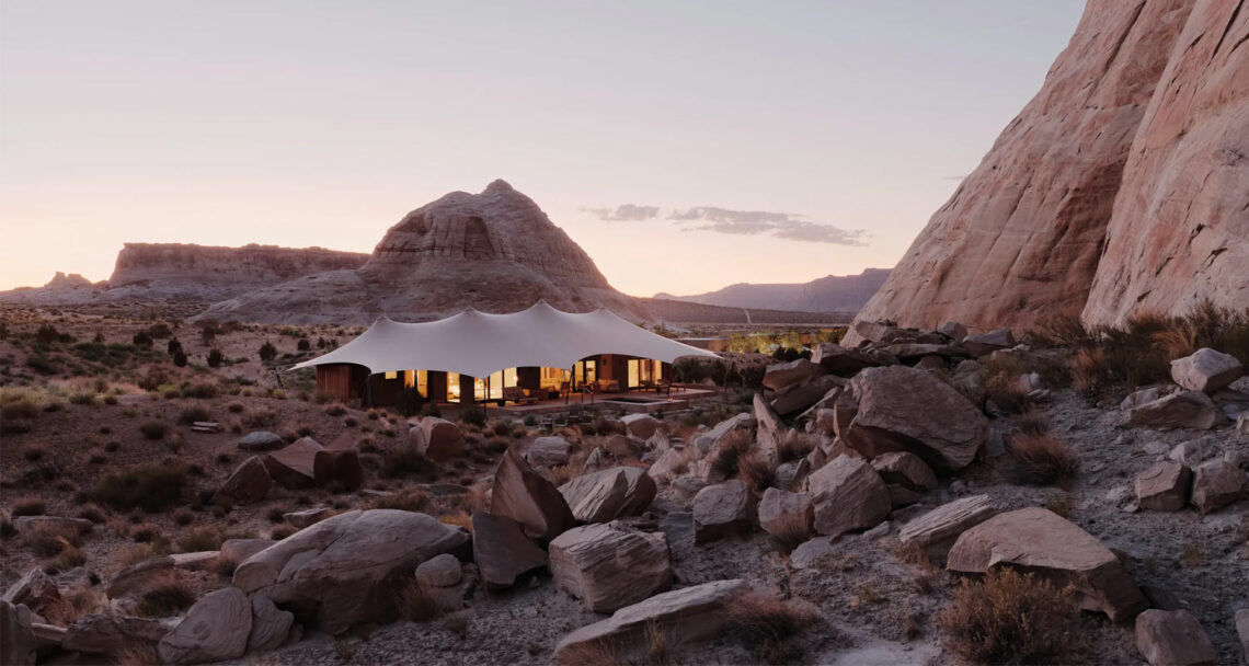 glampings de luxo Camp Sarika by Amangiri, Utah, EUA
