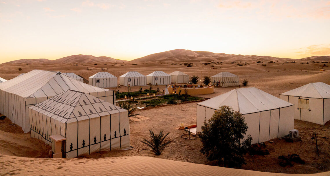 glampings de luxo Merzouga Luxury Camp, Merzouga, Marrocos