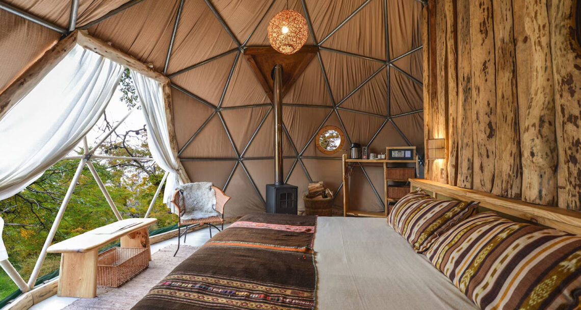 o que significa glampings