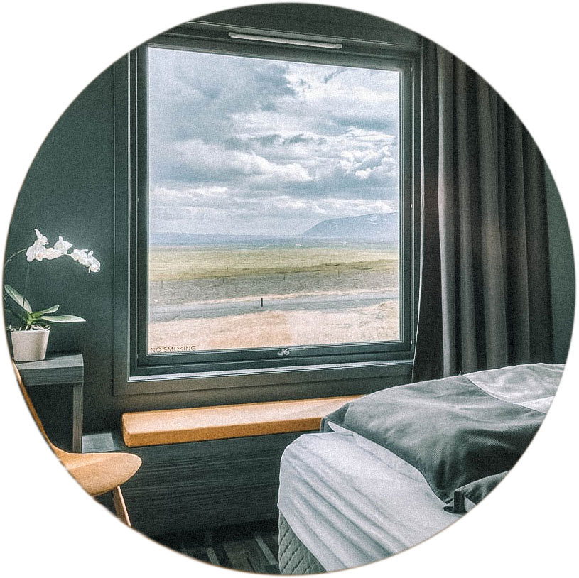 Hotel laxá na islândia