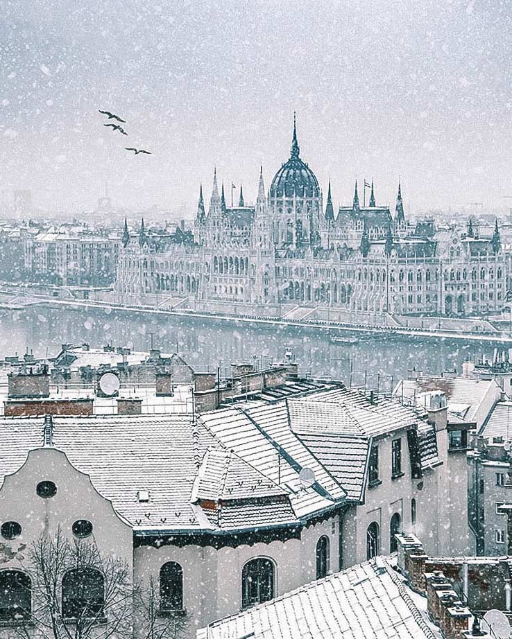 Cidades pra visitar no inverno na europa: budapeste
