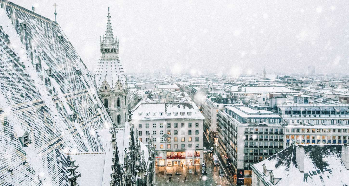 Vienna, na Áustria - leste europeu