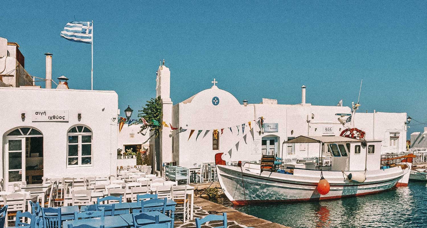 Europa outono: paros, grécia