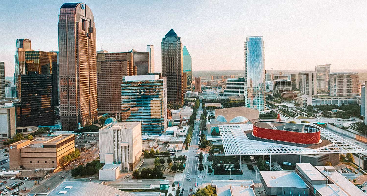 Prédios e construções do Art District em Dallas, Texas