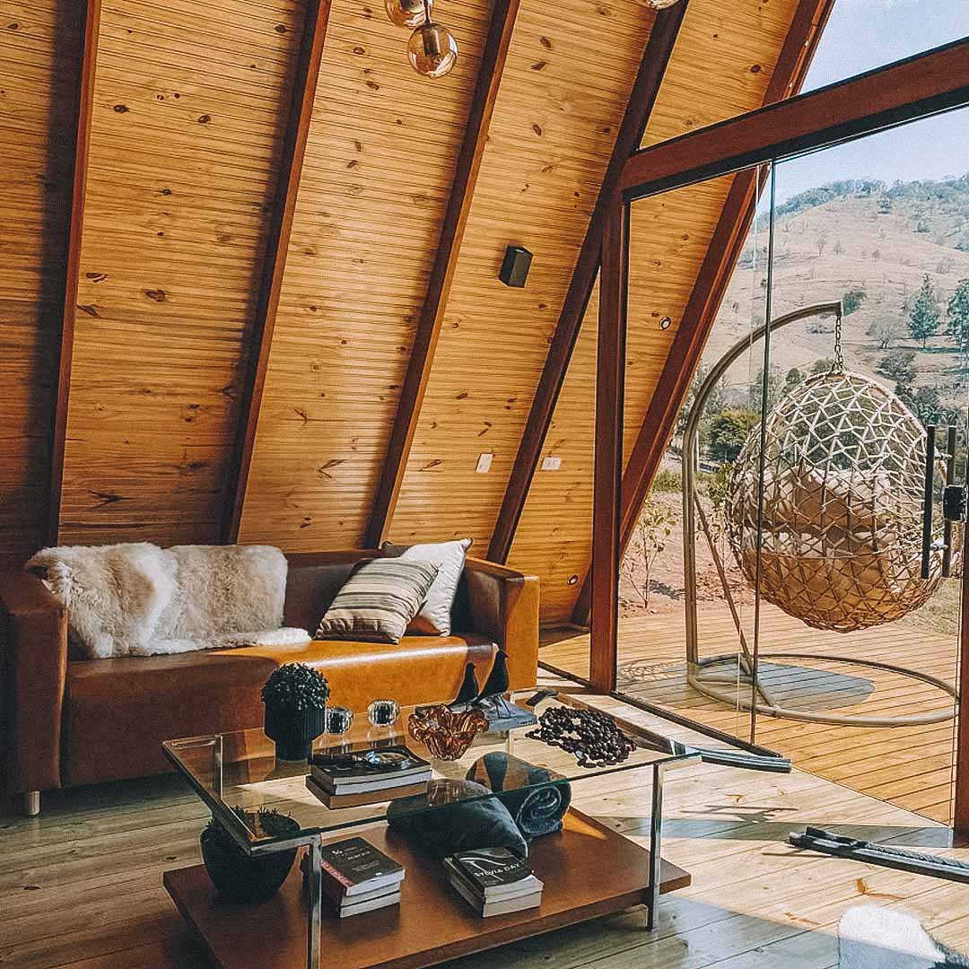 dentro da cabana em minas gerais 