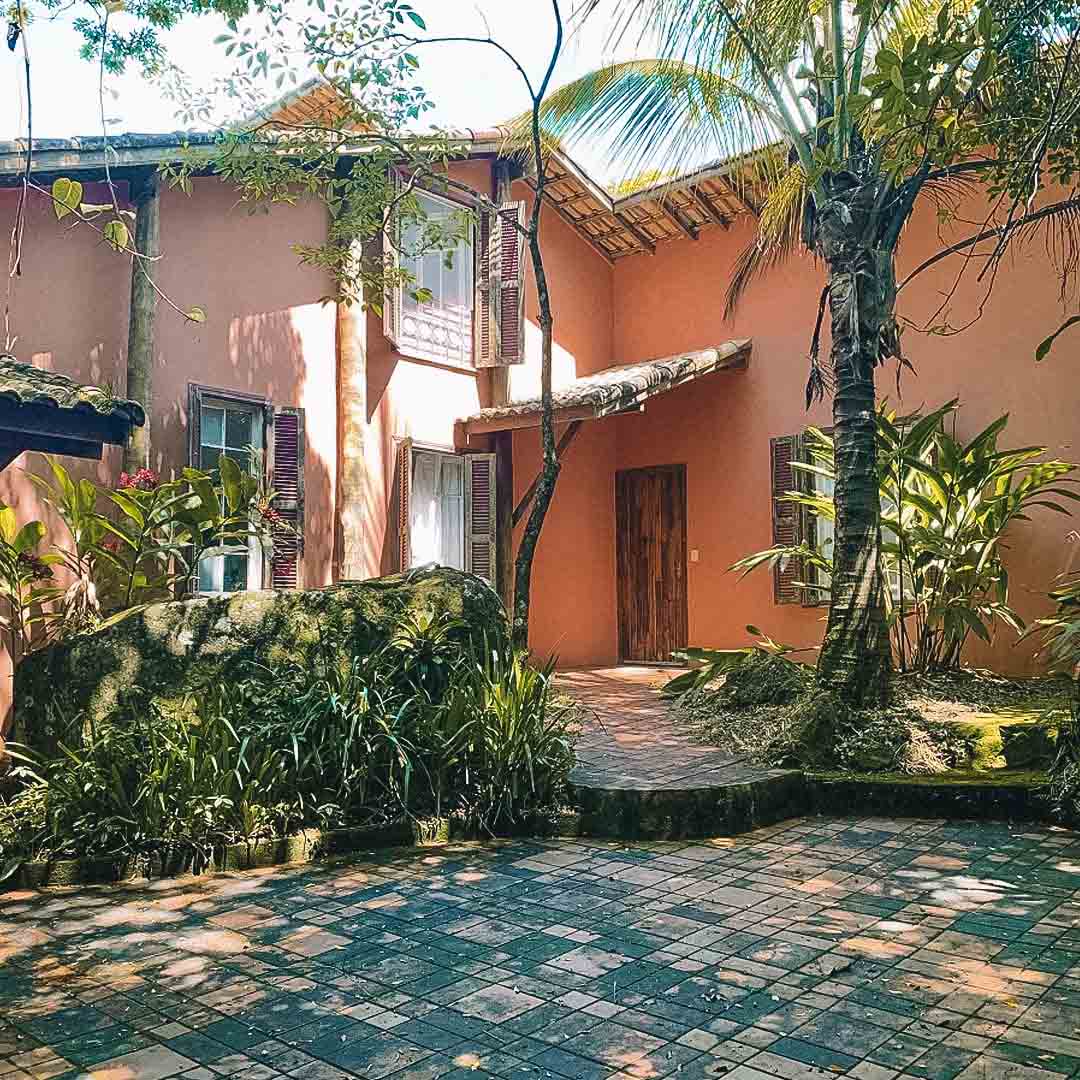 fachada da casa em ilhabela