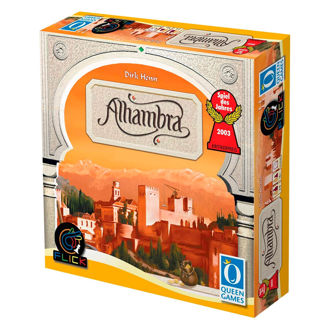 jogo de tabuleiro alhambra na espanha