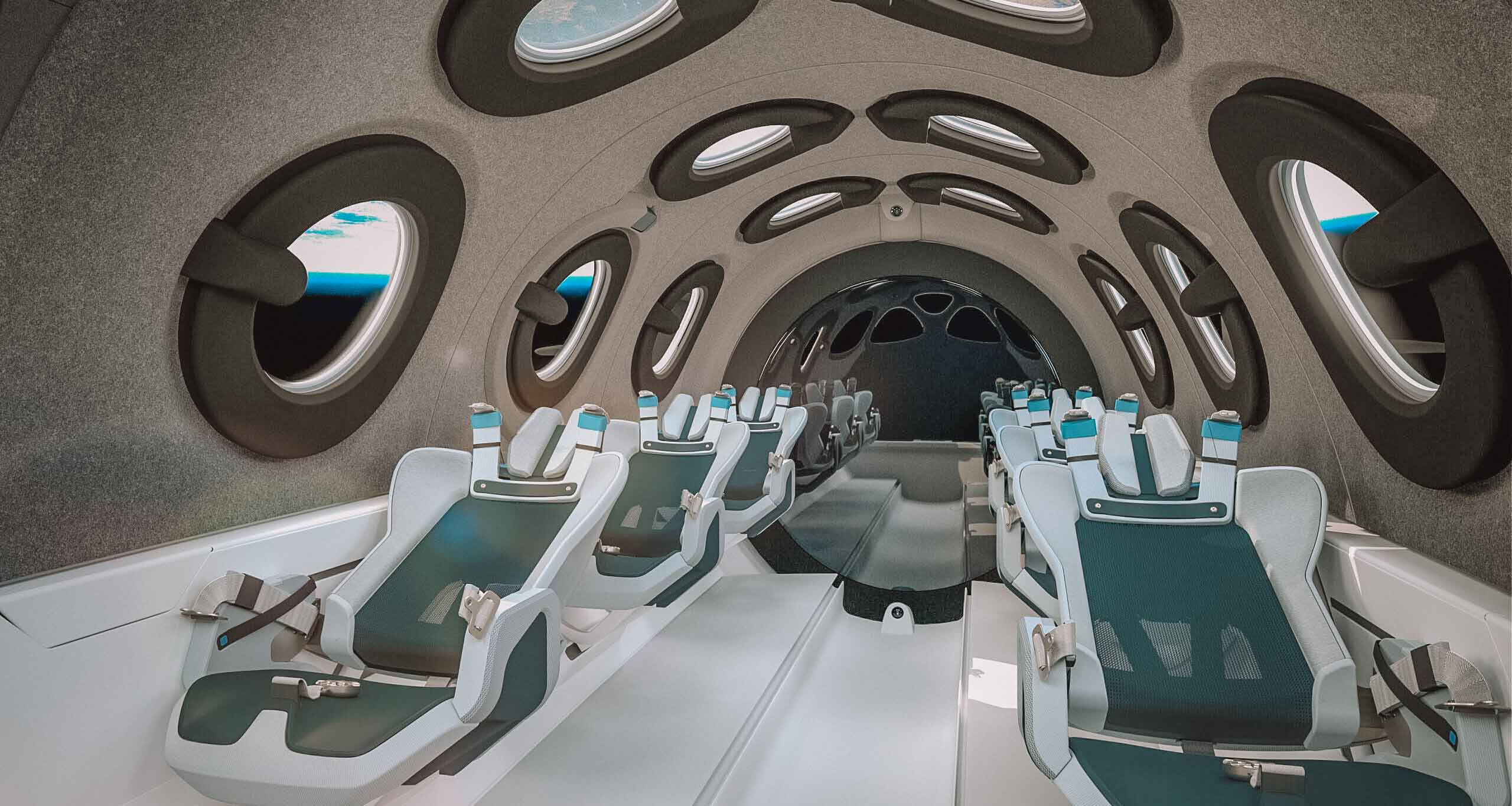 cabine avião turismo espacial