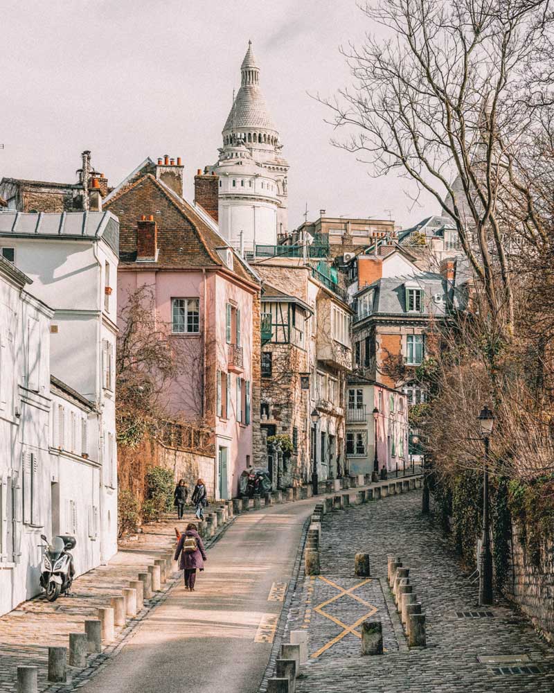 Montmartre em Paris, França
