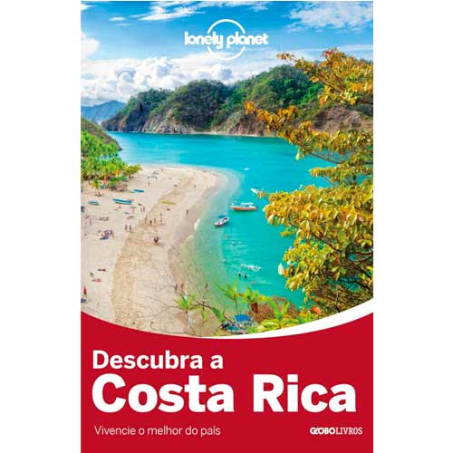 Guia Lonely Planet da Costa Rica com uma praia em destaque