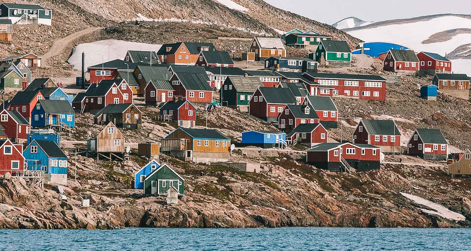 vista da cidade de Hammerfest na Noruega