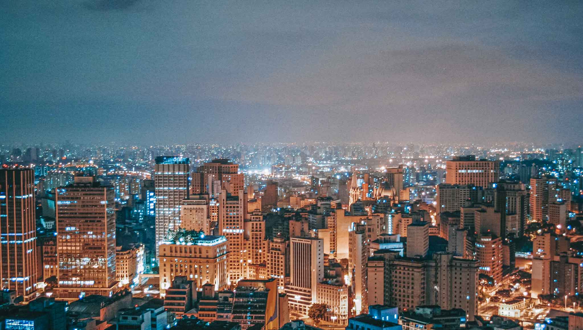São Paulo vista noturna