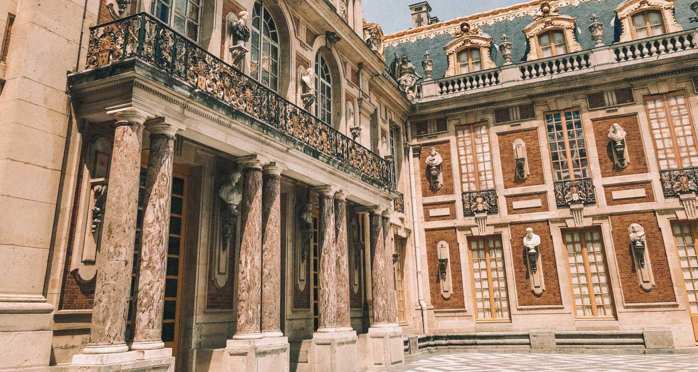 Fachada do Palácio de Versalhes