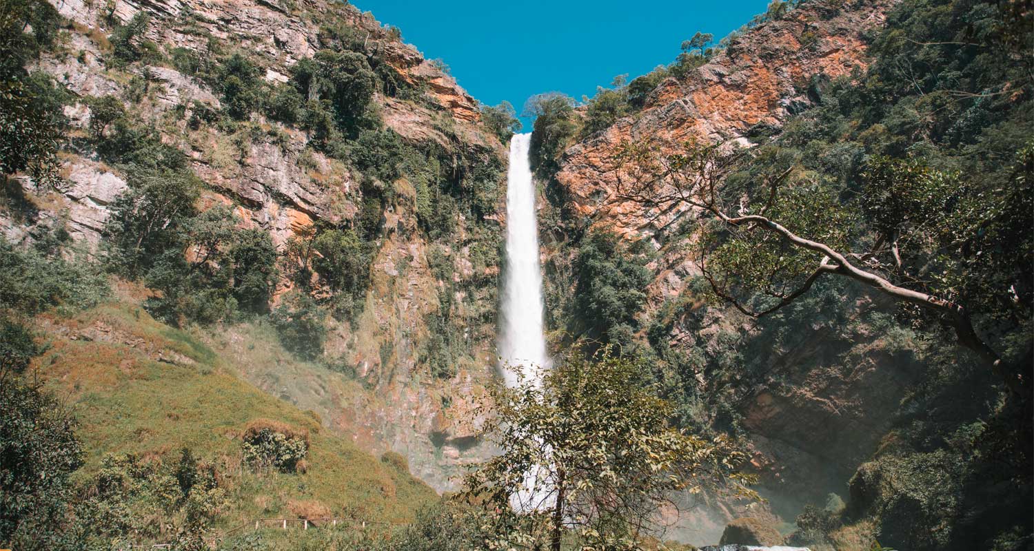 Cachoeira do Salto do Itiquira, em Formosa