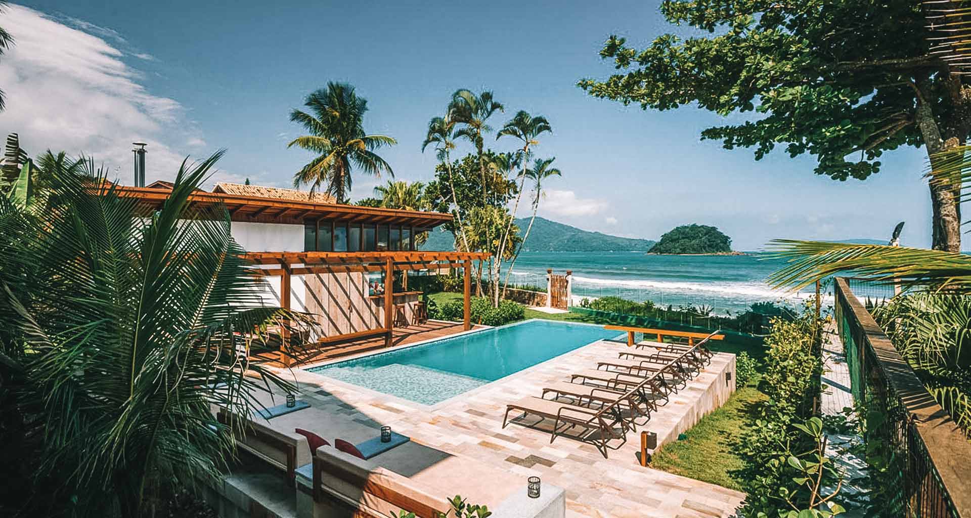 pousada villa sapê em ubatuba de frente pra praia