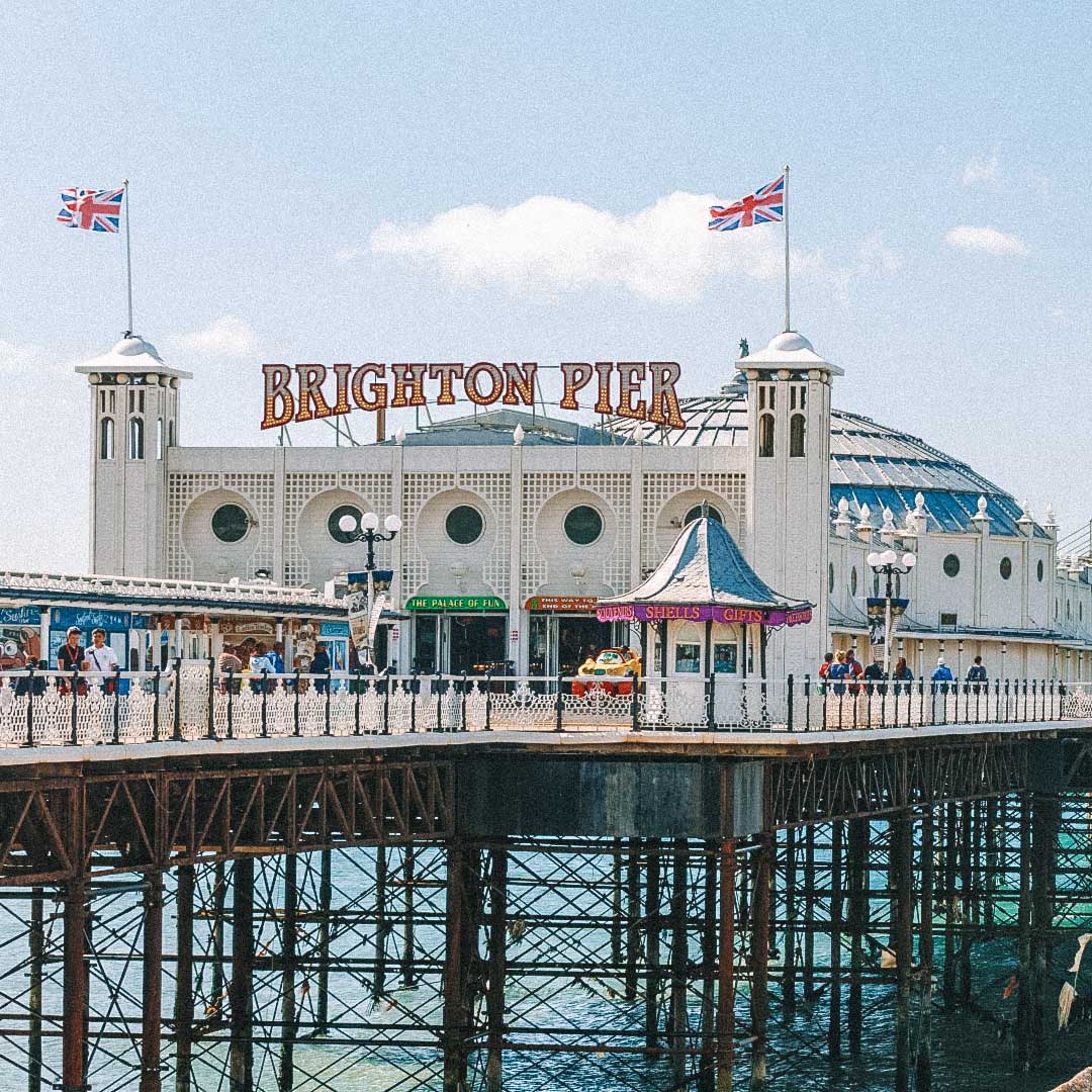 Pier de Brighton, na Inglaterra