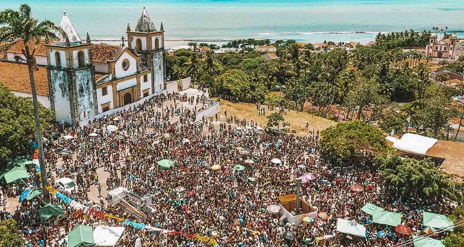 centro historico no carnaval 