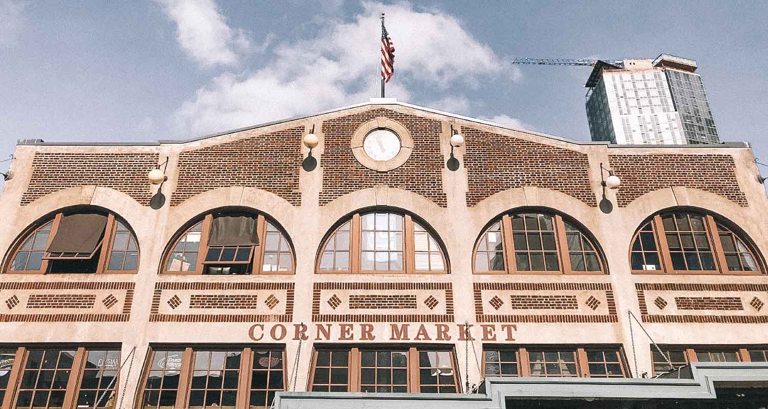 entrada do mercado de seattle