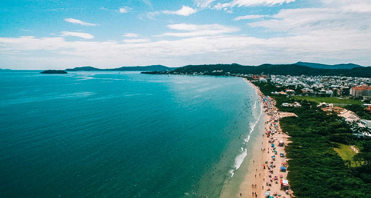 Praia de Jurerê, em Santa Catarina