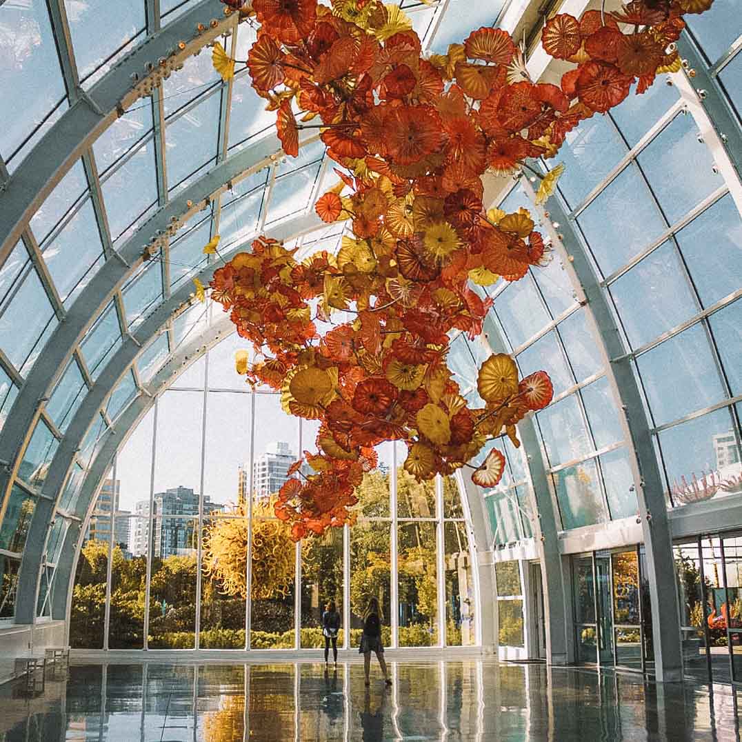 museu Chihuly garden em seattle