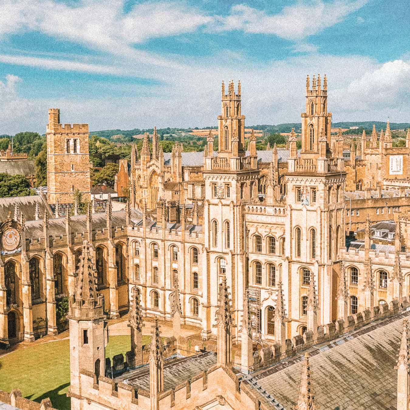 Universidade de Oxford, na Inglaterra