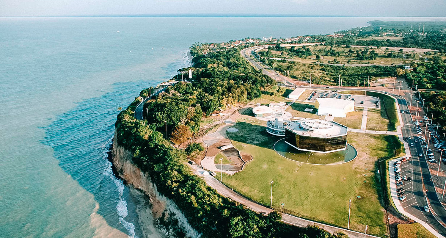 Imagem aérea de João Pessoa, na Paraíba