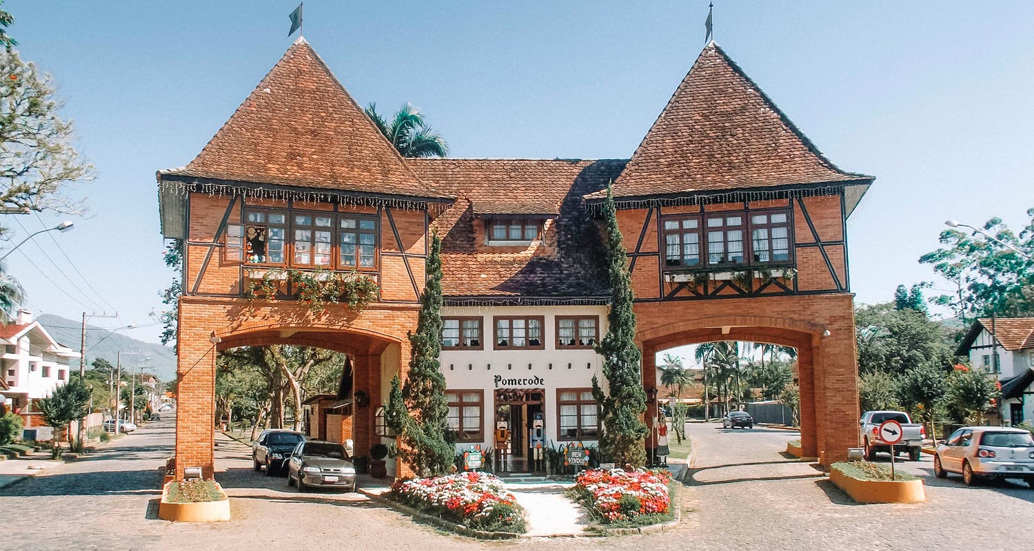 Entrada de Pomerode, Santa Catarina