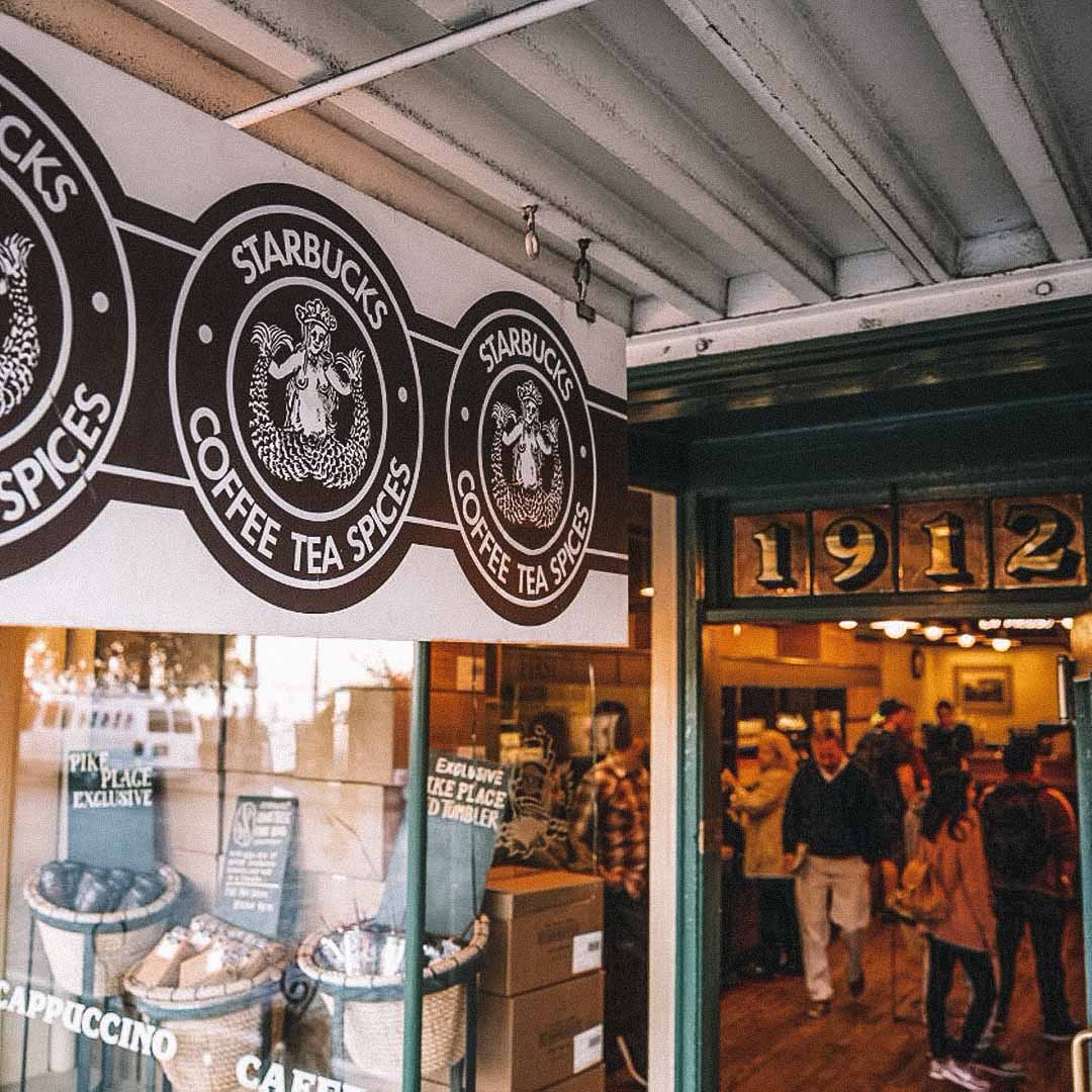 primeiro Starbucks do mundo em seattle