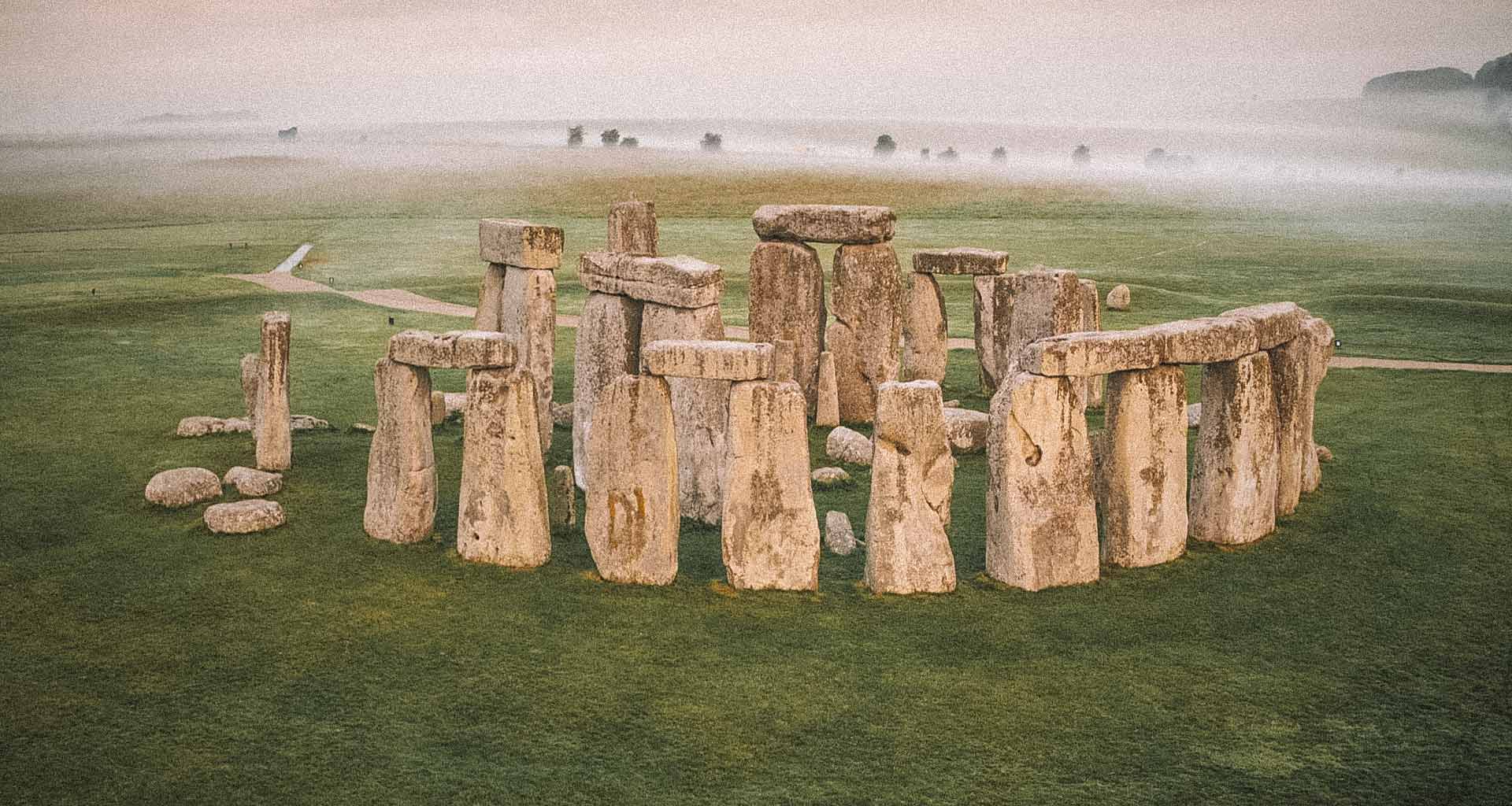 Construção de pedras de Stonehenge