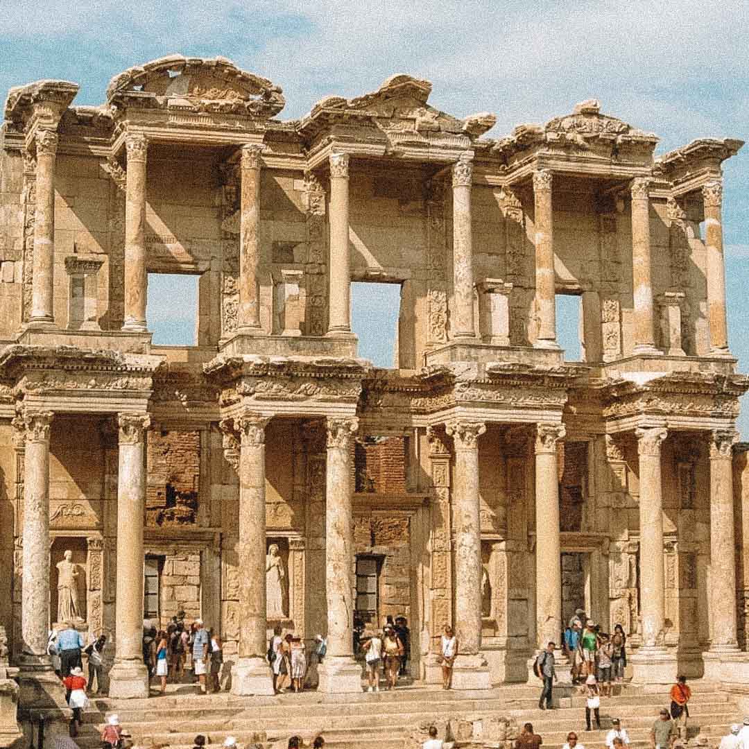 ruínas do templo de Artemis 