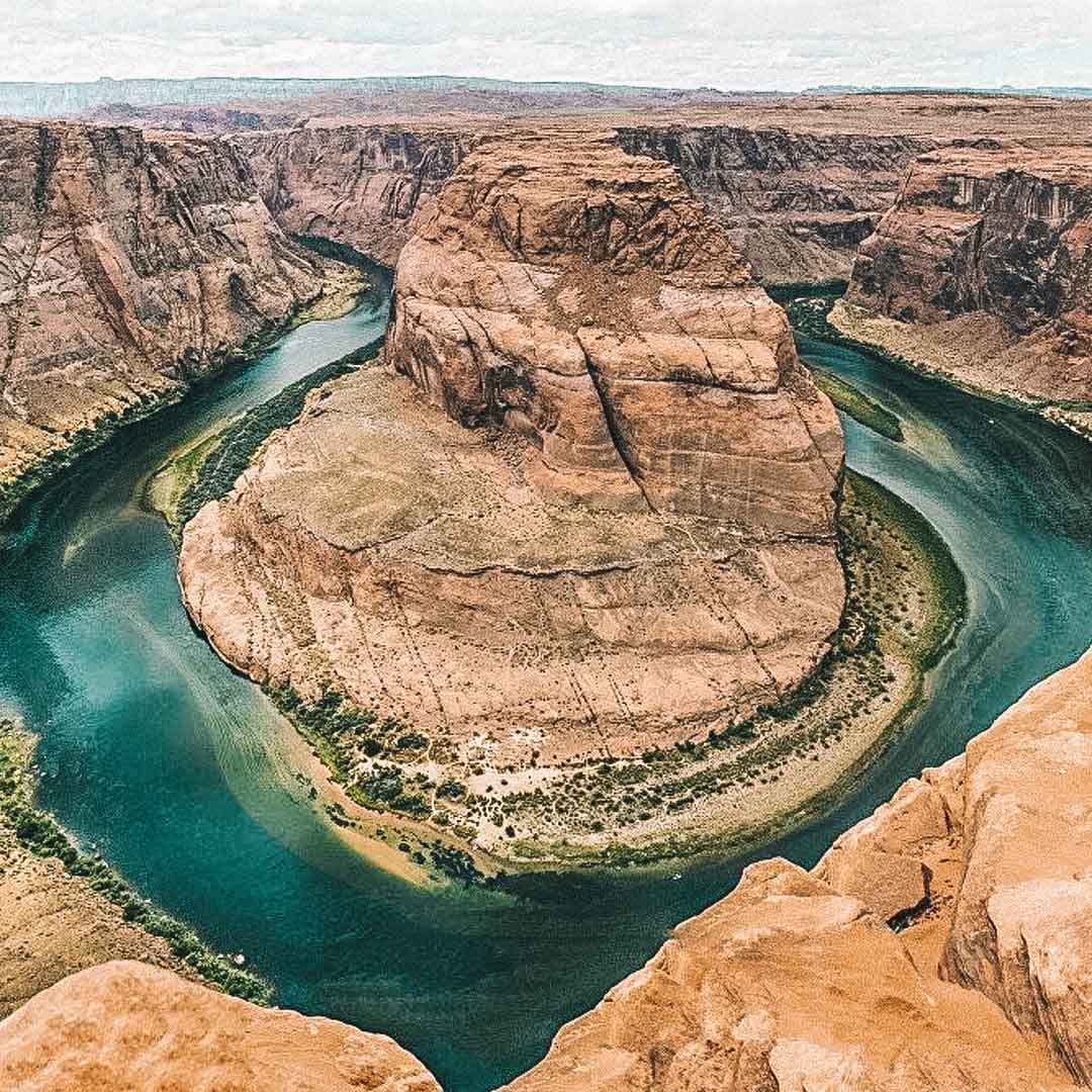 vista de cima do lago colorado 