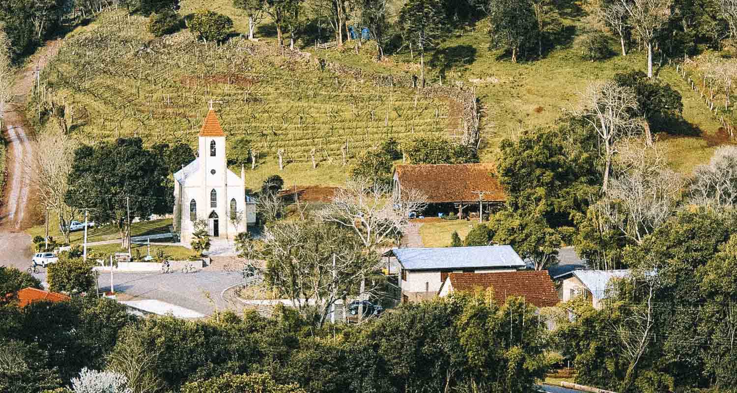 vista da cidade garibalde em rs