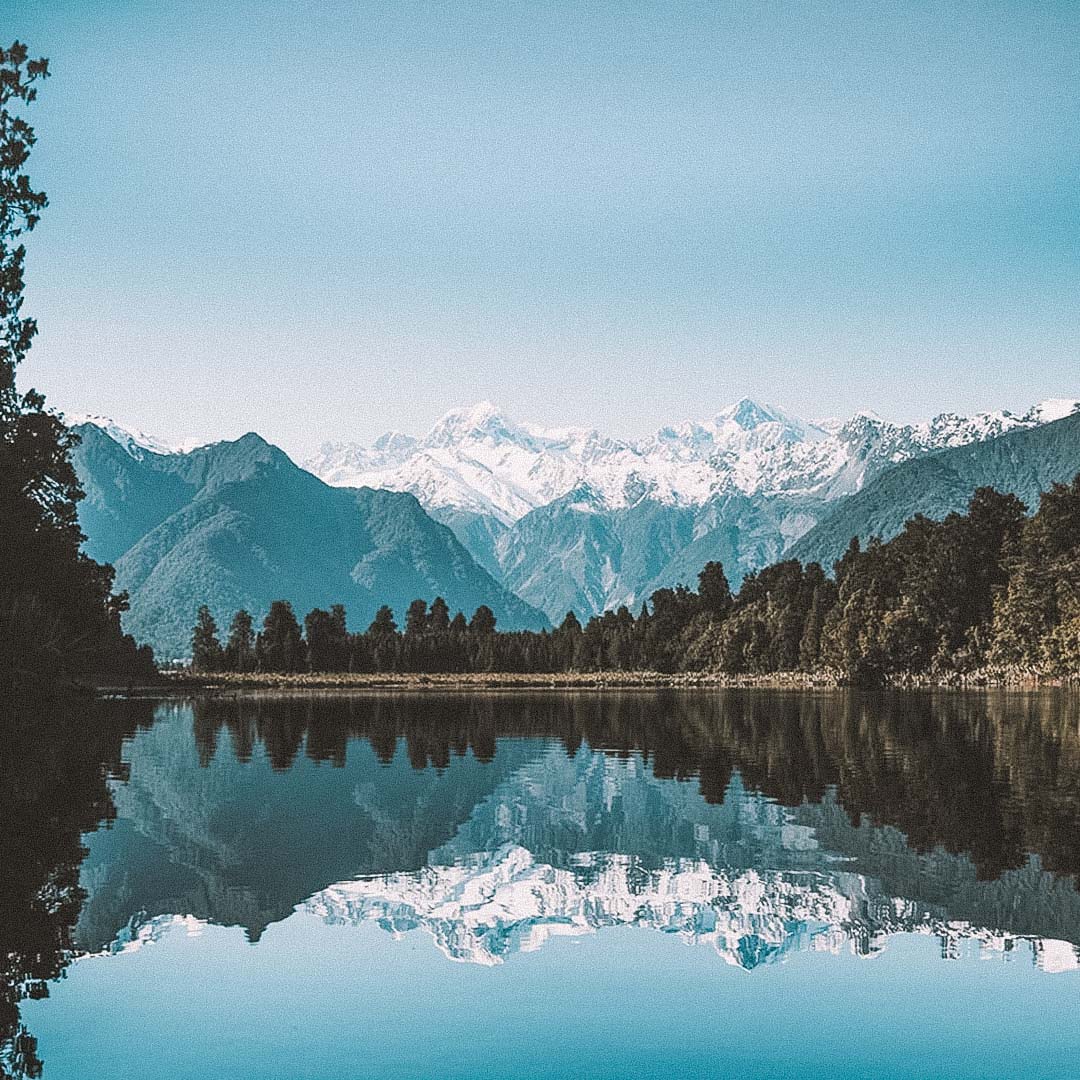 vista do reflexo lago matheson 