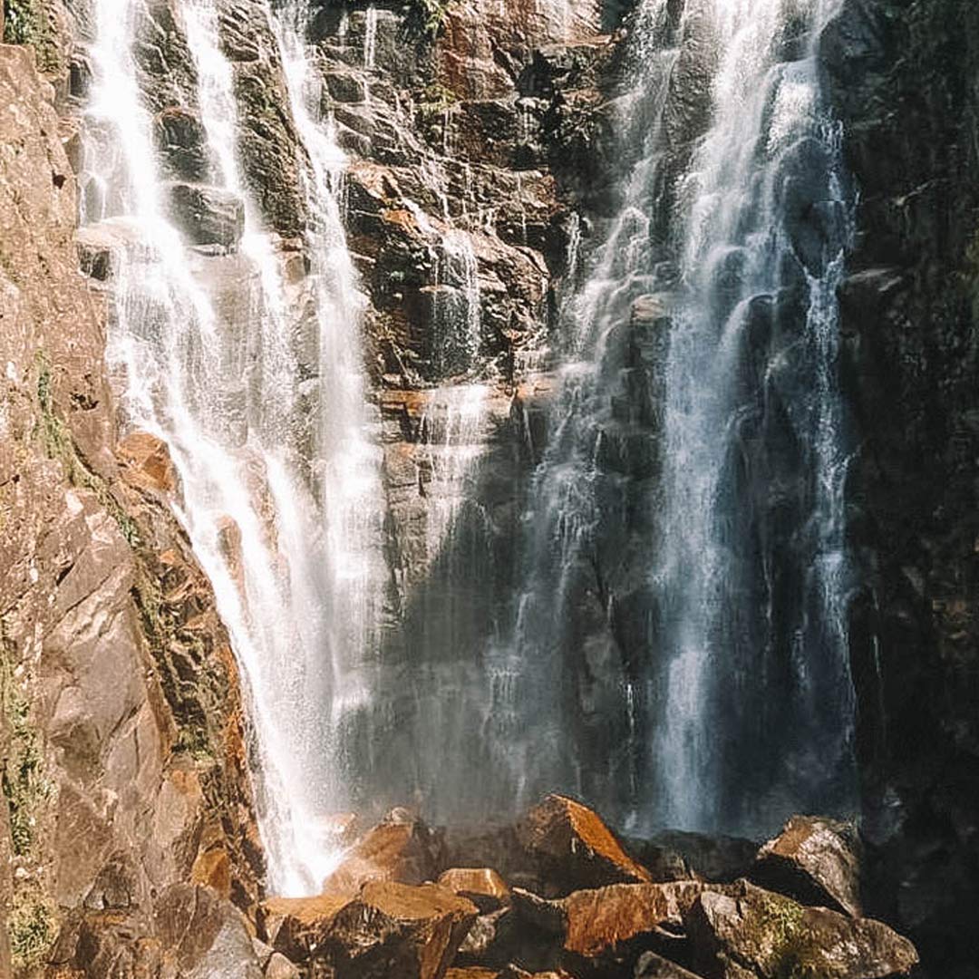 Cachoeira da água branca, em Ubatuba