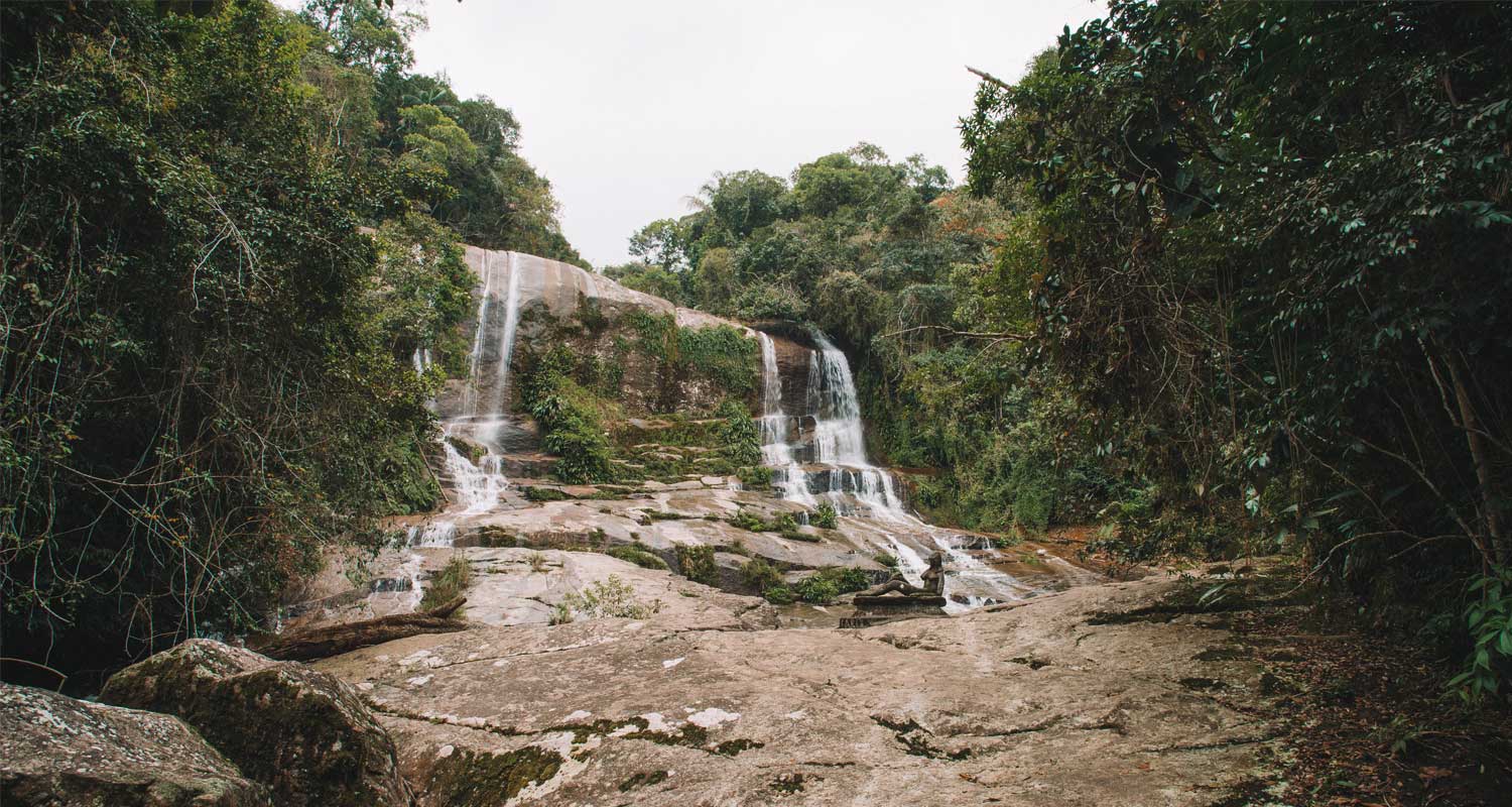 Cachoeira da escada, em Ubatuba