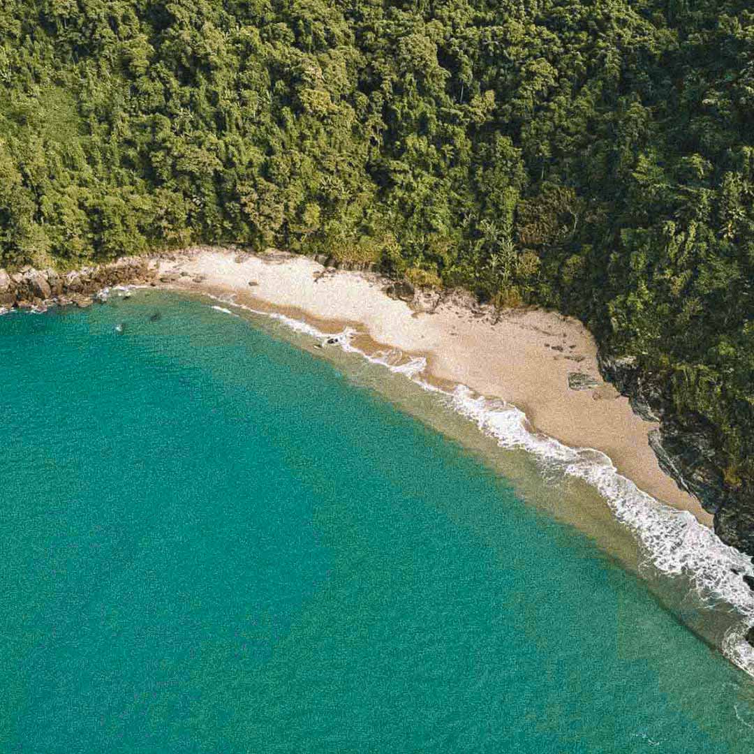 vista praia brava de guaeca 