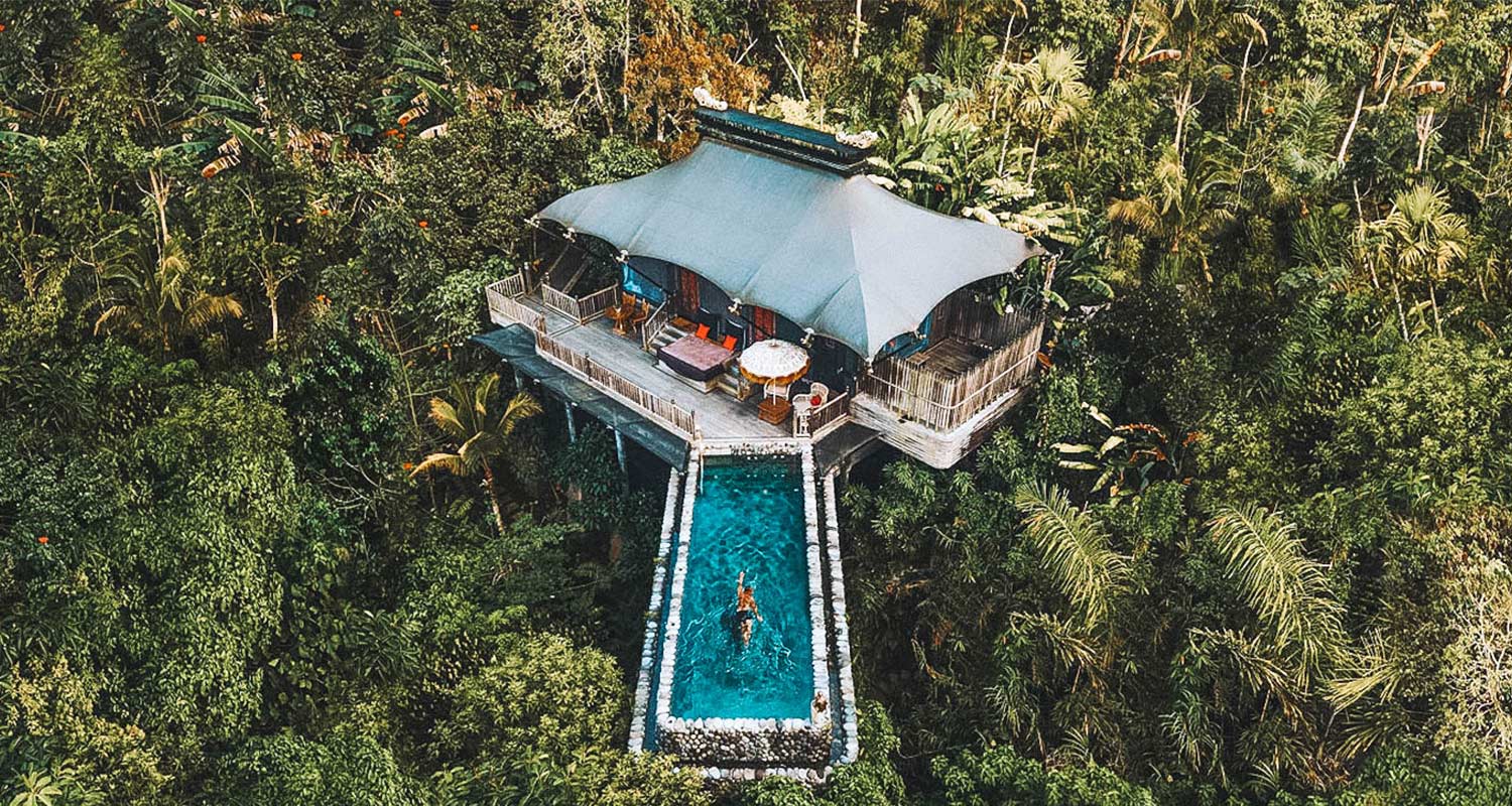 Piscina do Capella Ubud