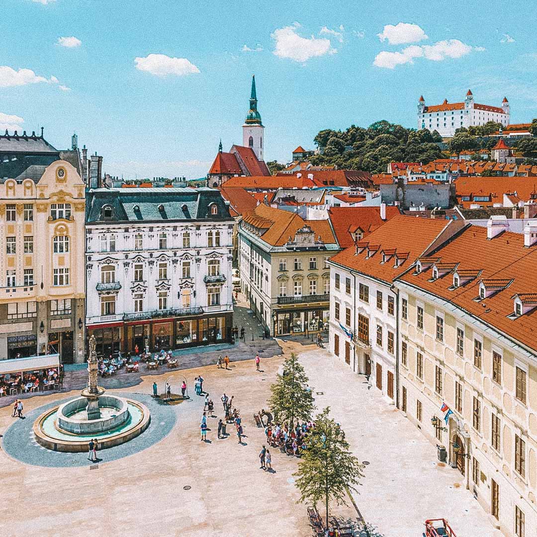 cidade de bratislava na eslovenia leste europeu