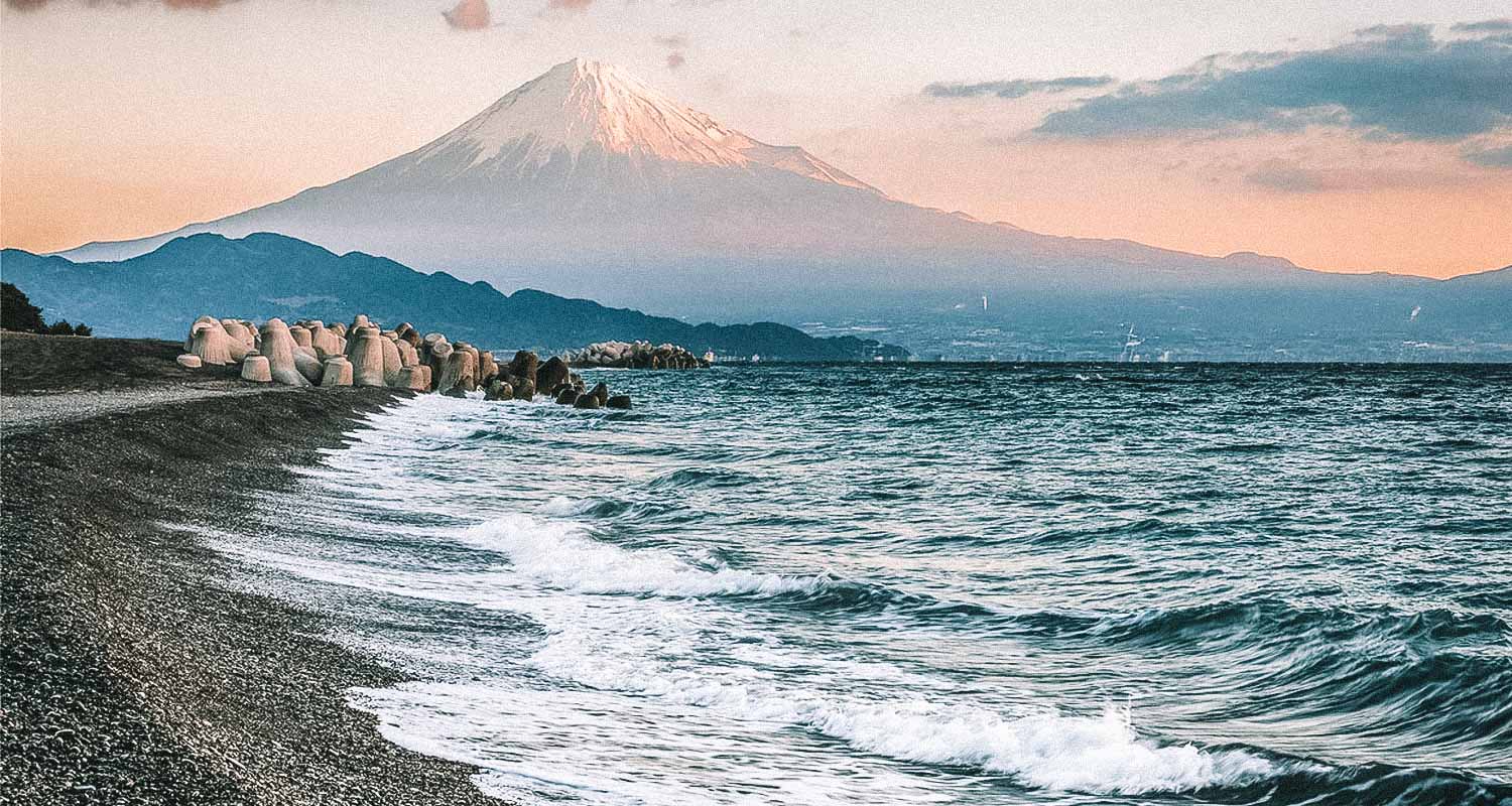 praia Miho no Matsubara no japao