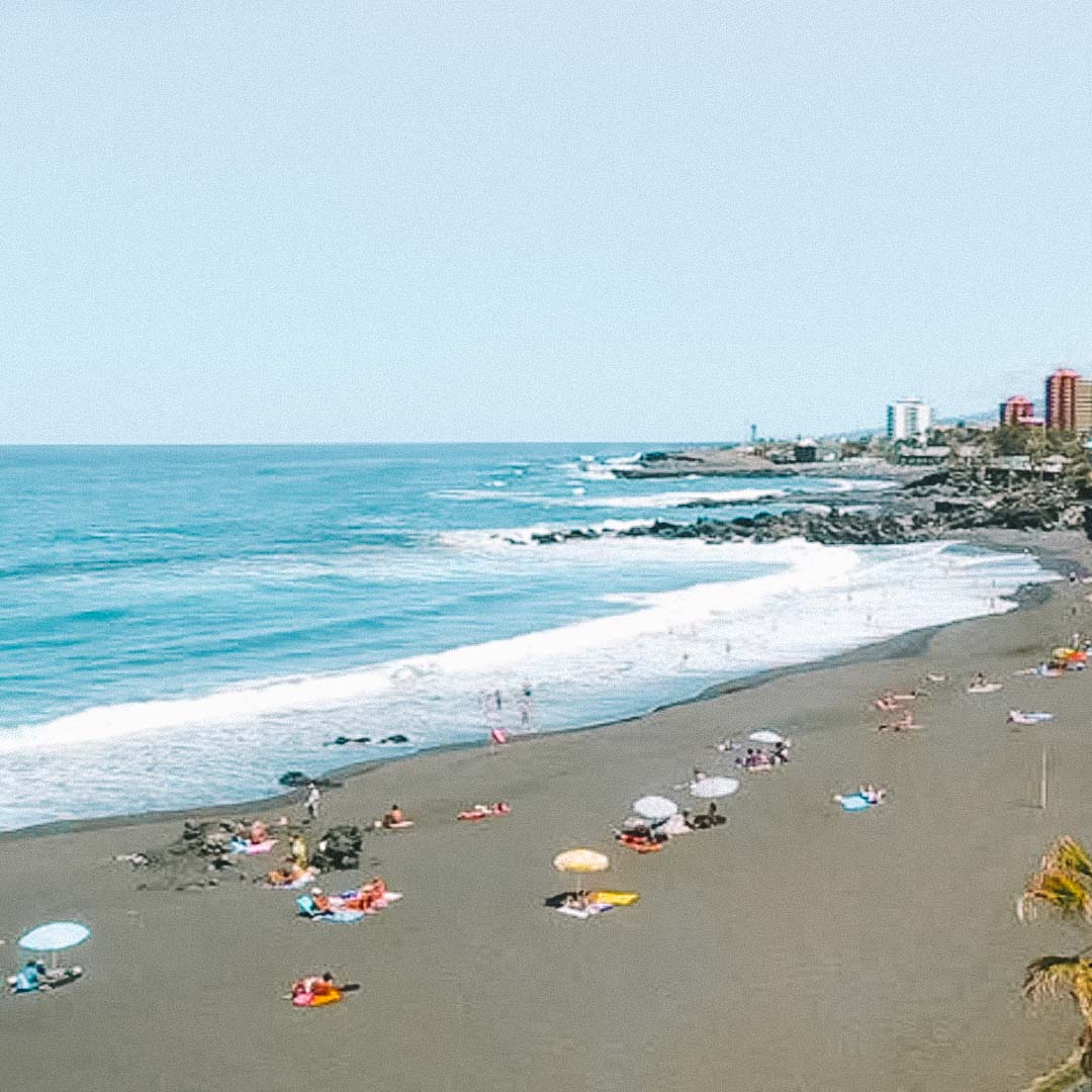 praia areia preta em tenerife