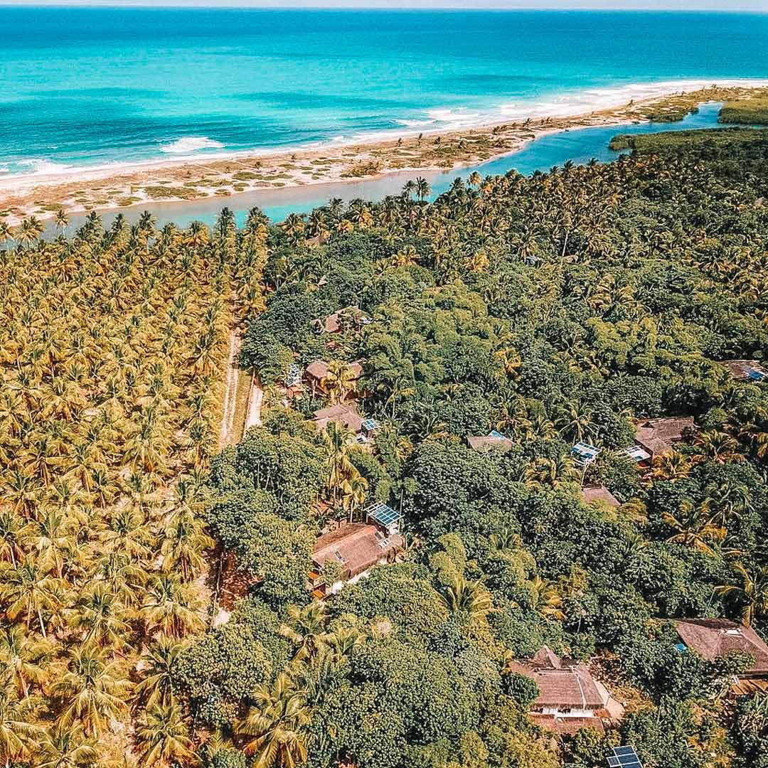 vista aérea de piracanga