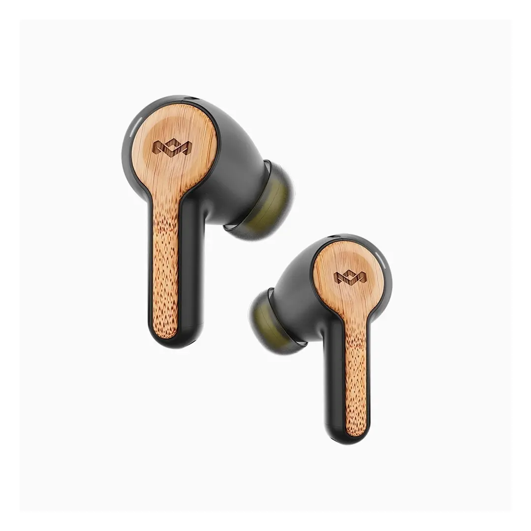 House of Marley　イヤホン EM-DE021-SB House of Marley Vibração positiva 2: Fones de ouvido circum