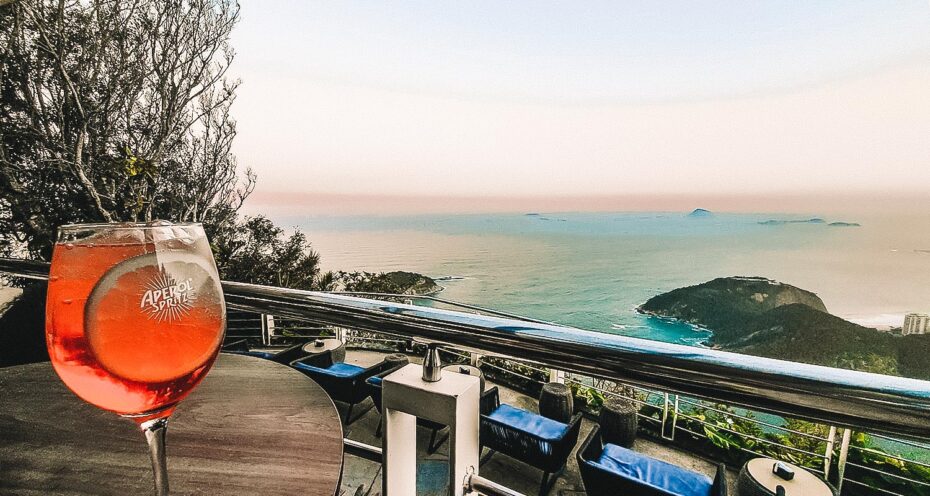 restaurante com vista no rio de janeiro