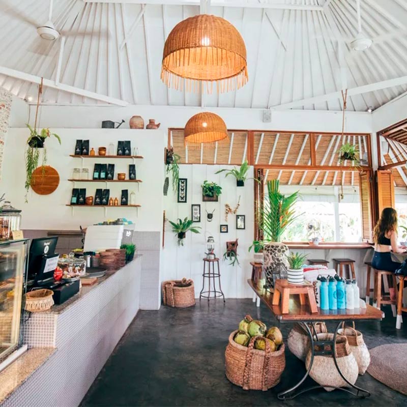 cafés em bali