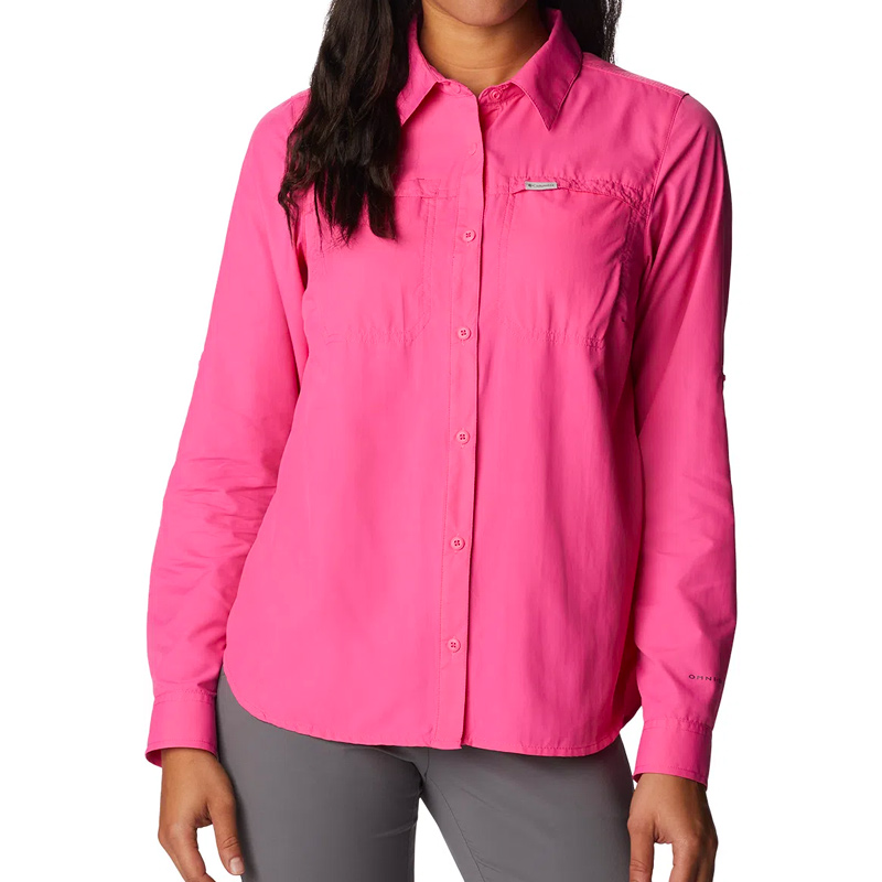 camisa columbia rosa