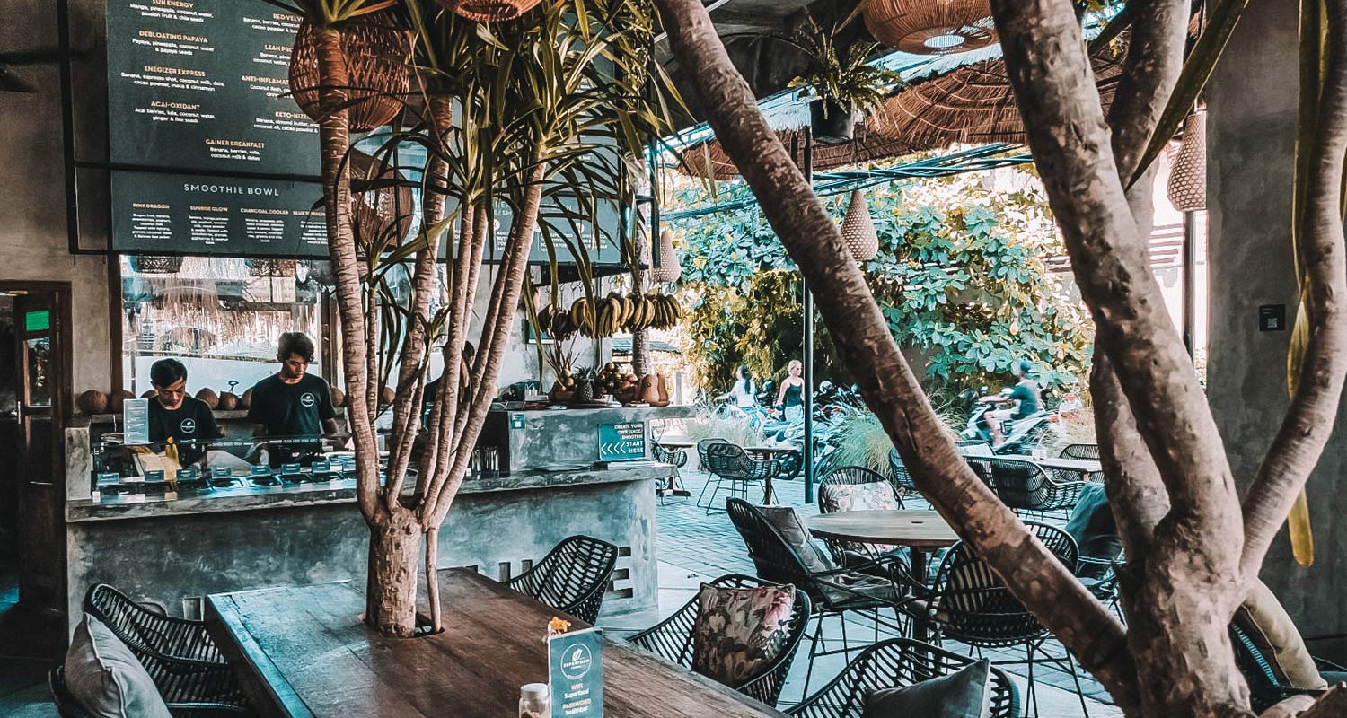 cafes em bali