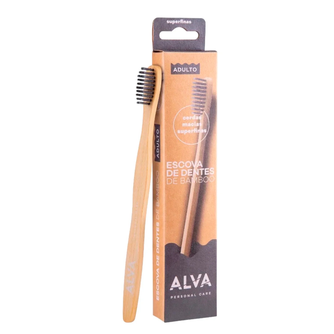 escova de dente de bambu Alva Personal Care